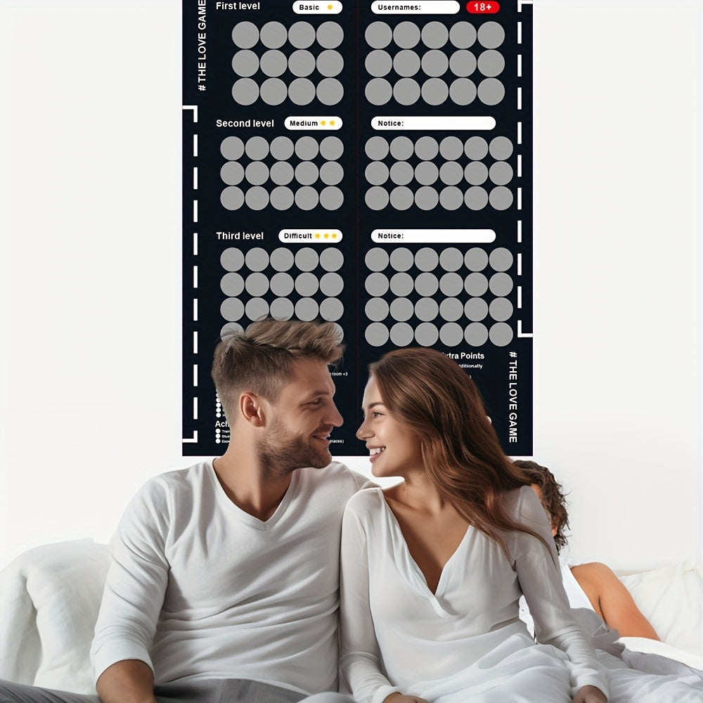 100 Sex Challenges Scratch-Off Poster for Couples-2