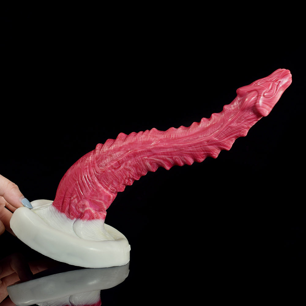 Serpens Ignis — Hellfire Silicone Snake Dildo-5