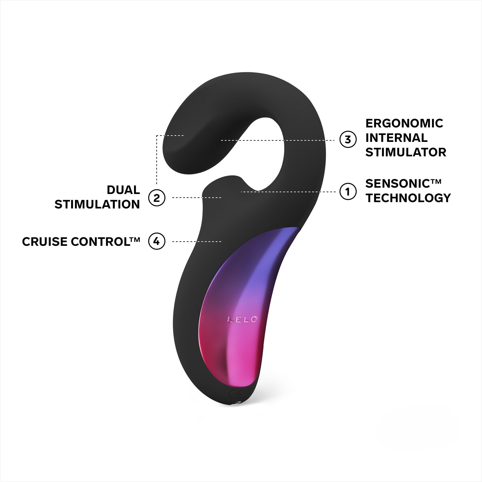 LELO Enigma Cruise Clit Sucking & G-Spot Vibrator-4