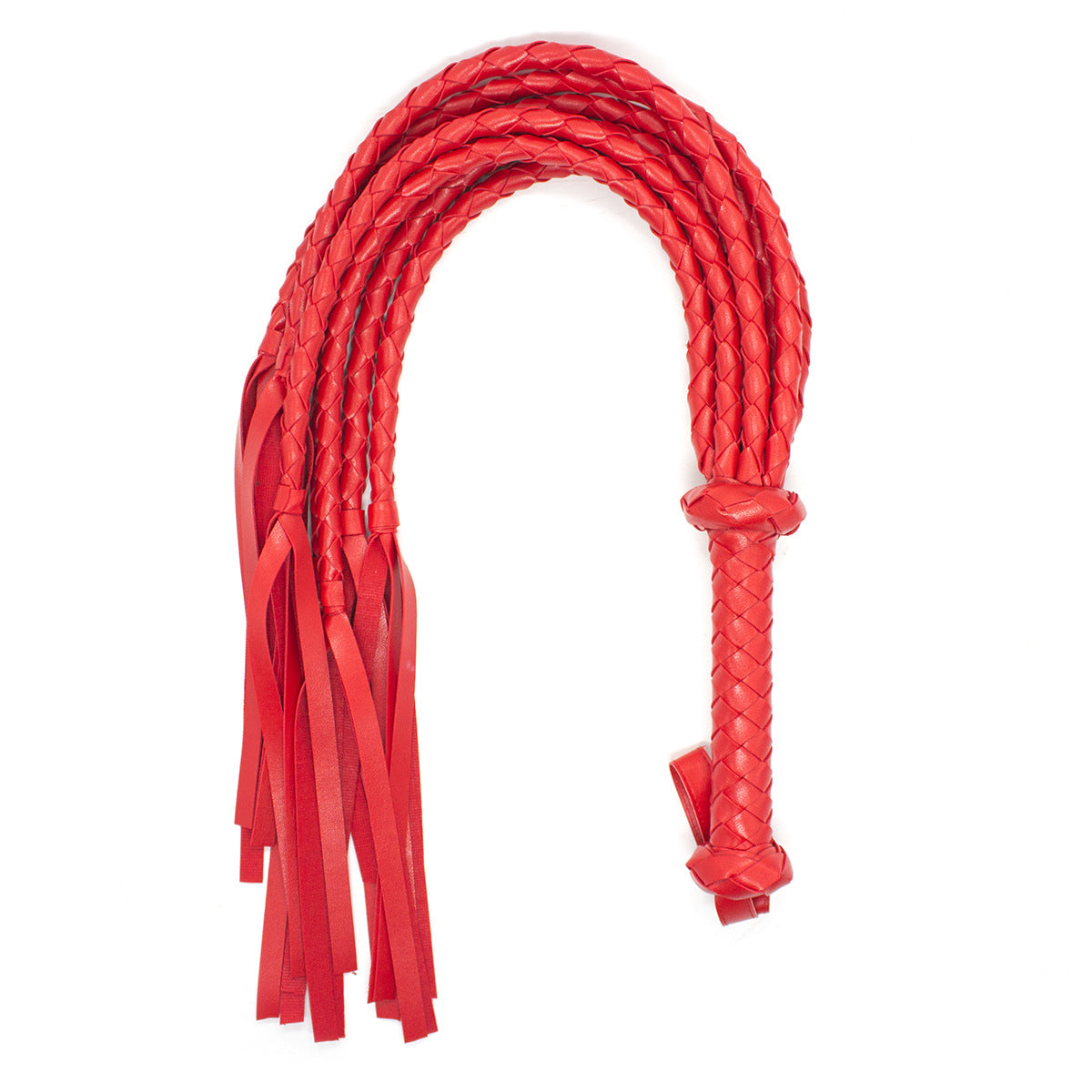 Handmade 8 Strand Leather BDSM Flogger Whip-5