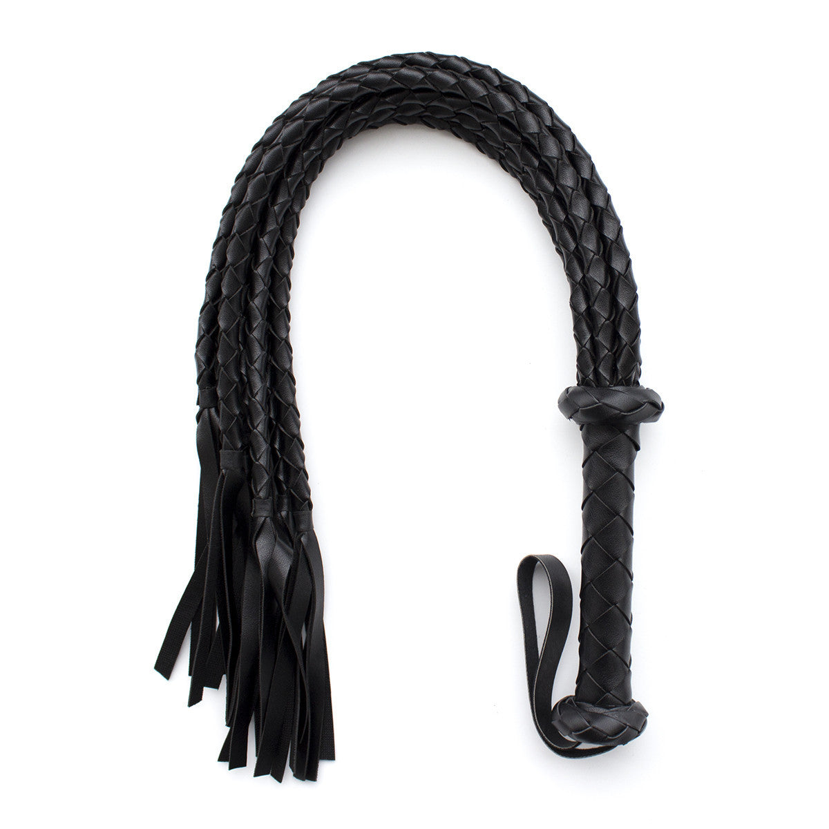 Handmade 8 Strand Leather BDSM Flogger Whip-6