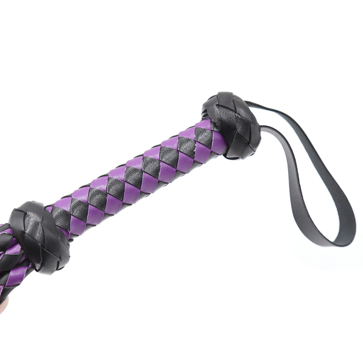 Handmade 8 Strand Leather BDSM Flogger Whip-2
