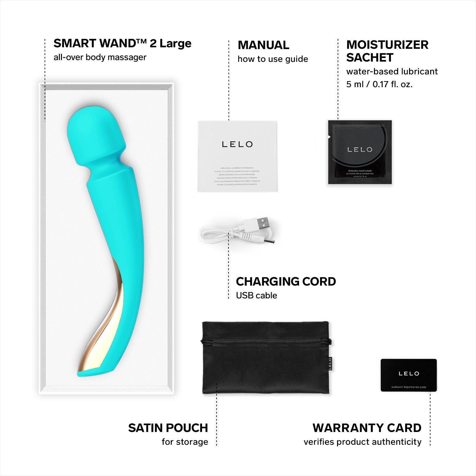 LELO Smart Wand 2 Large Wand Vibrator-4