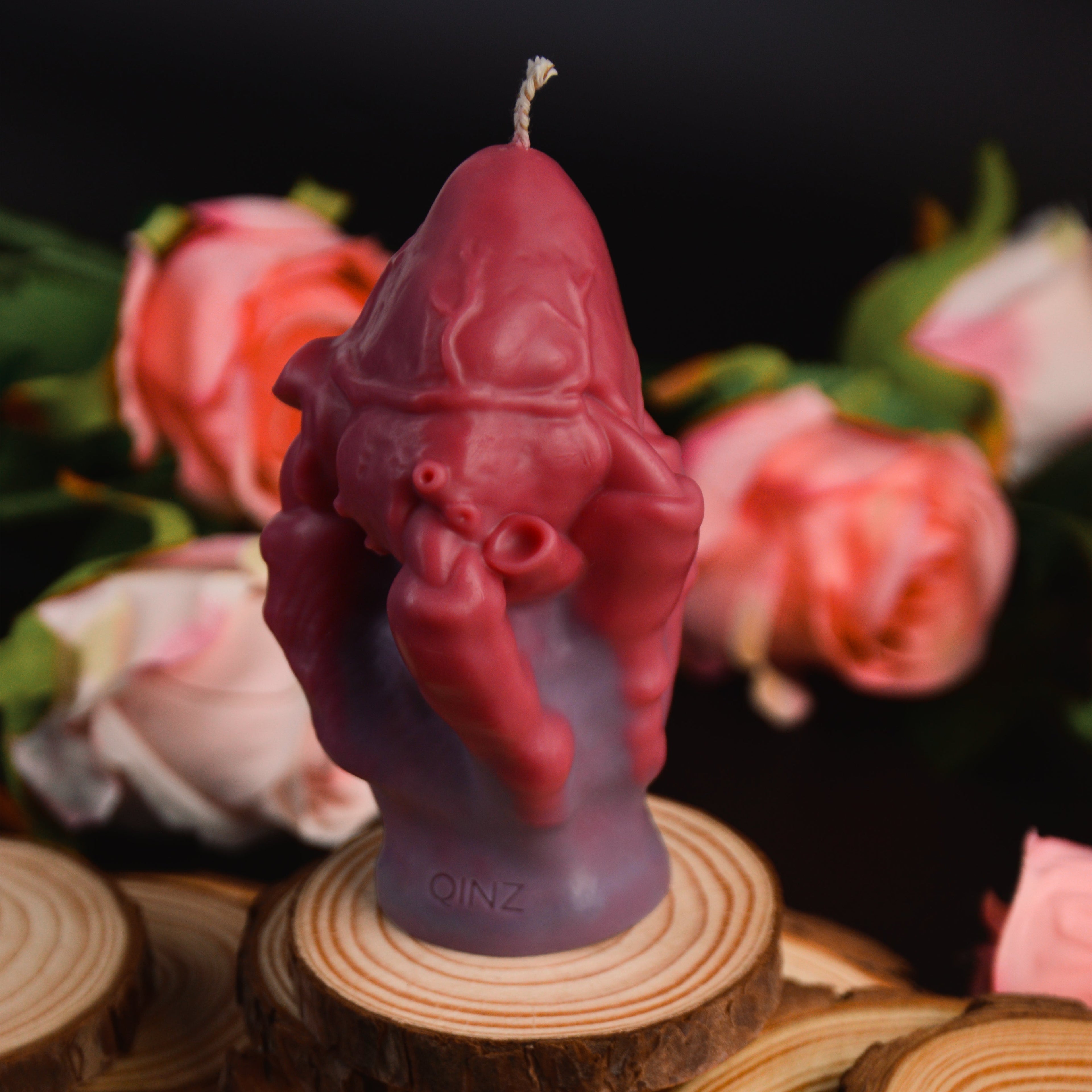 Bleeding Heart Low Temperature Aromatherapy Massage Candle-4