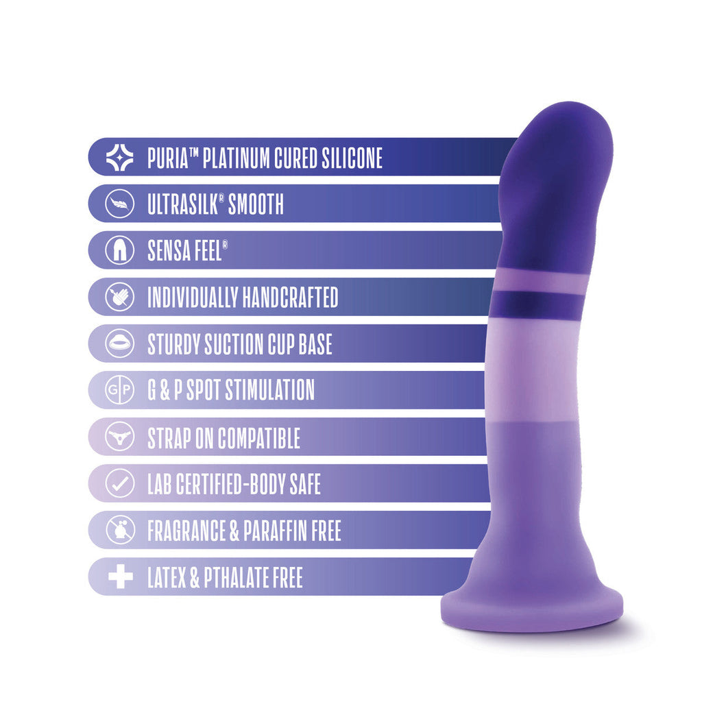 Blush Avant D2 Artisan 7-Inch Curved G-Spot Dildo with Suction Cup Base-3
