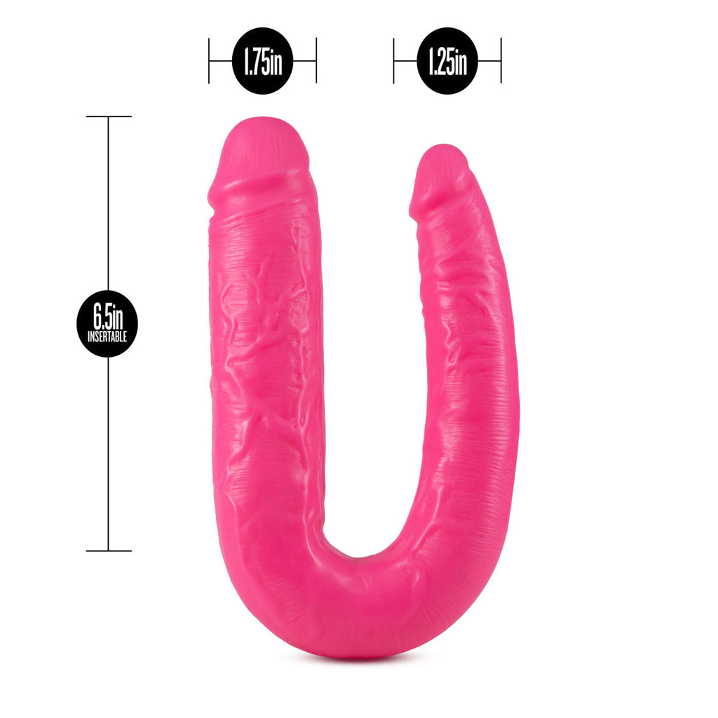 Blush Big As Fuk 18-Inch Long Pink  Double Ended Dildo-3