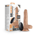 Blush Dr. Skin 7.75-Inch Thrusting & Vibrating Realistic Dildo with Suction Cup Base-0