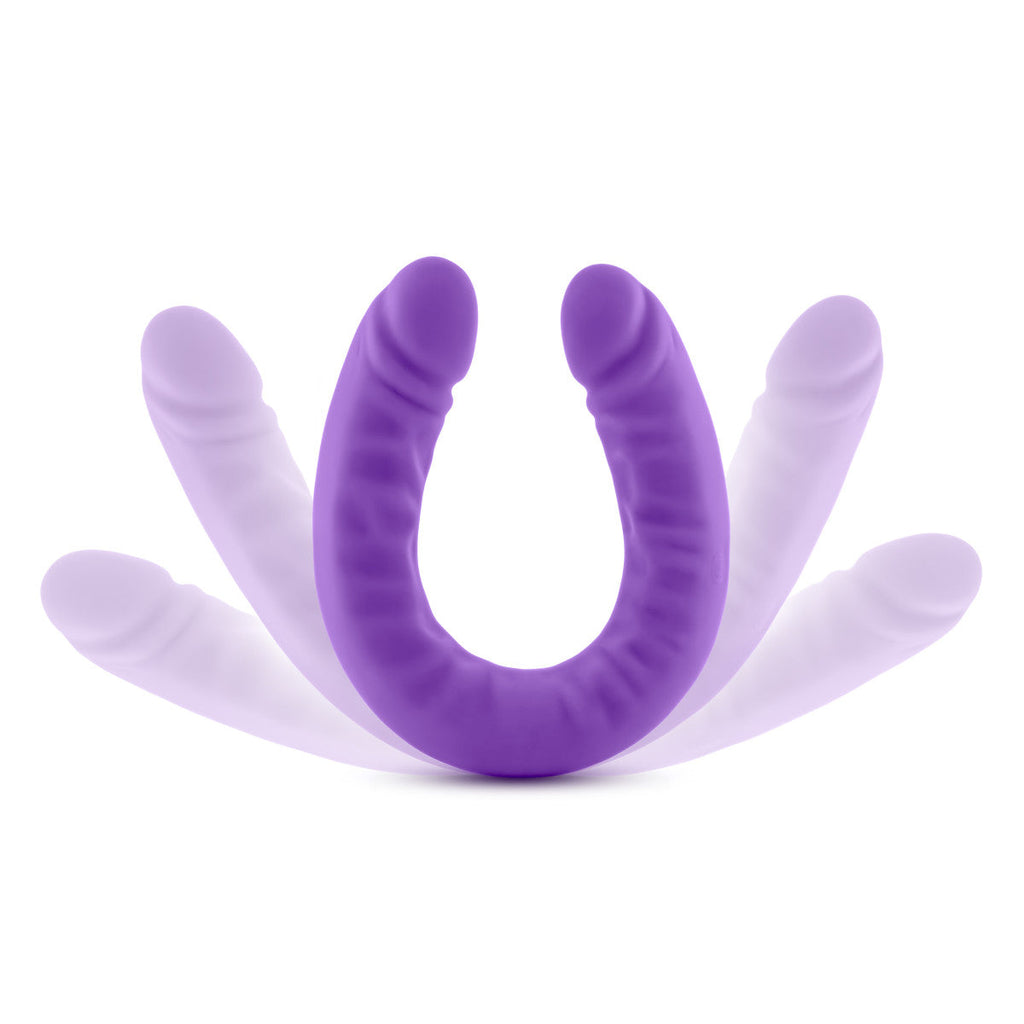 Blush Ruse 18-Inch G-Spot Purple Double Ended Dildo-1