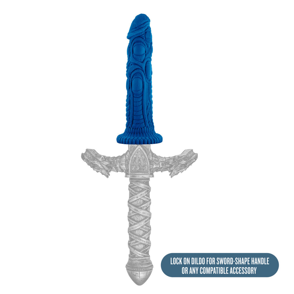 Blush The Realm 7.5-Inch Blue Dildo With Suction Cup Base-4