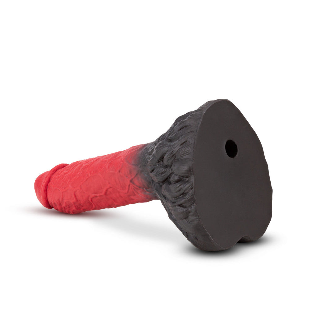 Blush The Realm 10.5-Inch Red Dildo With Lock On Base-3