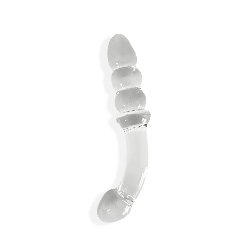 Curved Glass Anal Dildo