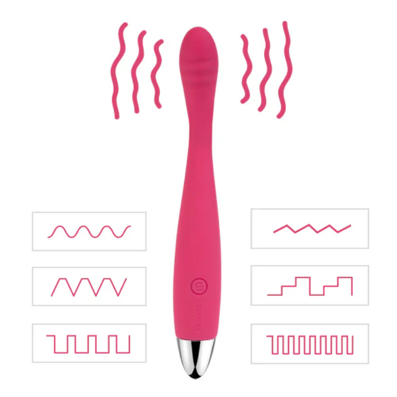 SVAKOM Cici Flexible Ribbed Slim G-Spot Vibrator-1