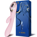 KISSTOY A-King Air Inflatable Rabbit Vibrating Dildo-0