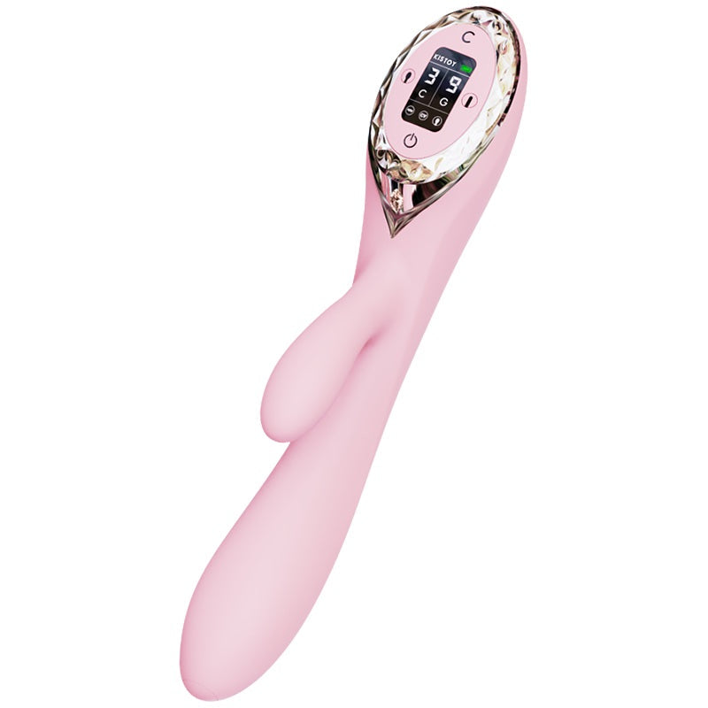 KISSTOY A-King Air Inflatable Rabbit Vibrating Dildo-2