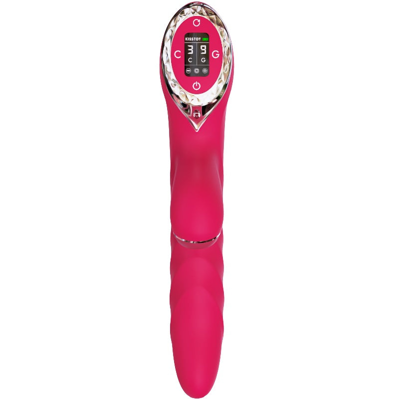 KISSTOY A-King Max Thrusting & Sucking Rabbit Vibrating Dildo-2