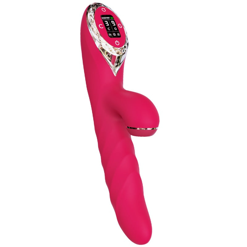 KISSTOY A-King Max Thrusting & Sucking Rabbit Vibrating Dildo-3