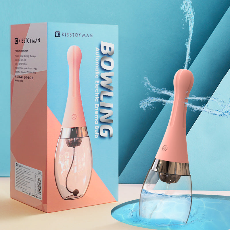 KISSTOY Blowing Automatic Electric Anal Enema Bulb-1