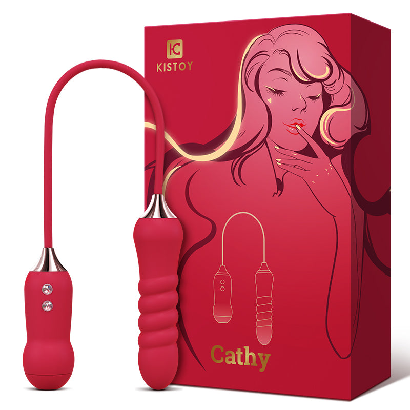 KISSTOY Cathy Thrusting & Sucking Egg Vibrator-3