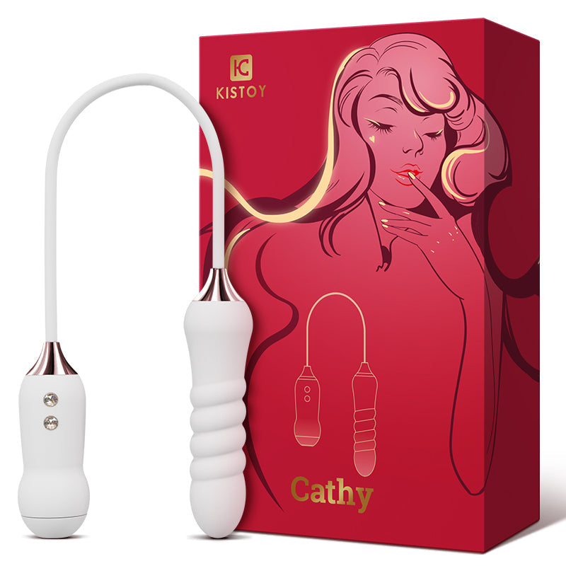 KISSTOY Cathy Thrusting & Sucking Egg Vibrator-0
