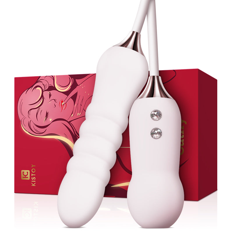 KISSTOY Cathy Thrusting & Sucking Egg Vibrator-1