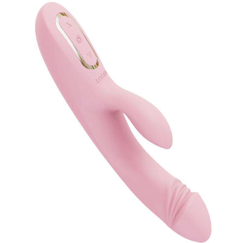 KISSTOY Katy Warming Rabbit Vibrating Dildo-3