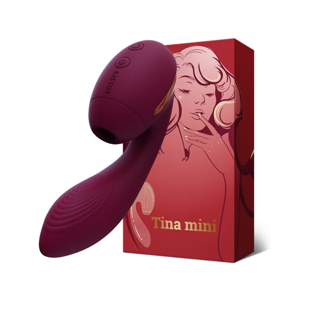 KISSTOY Tina Mini Warming Clit Suction & G-Spot Vibrator-1