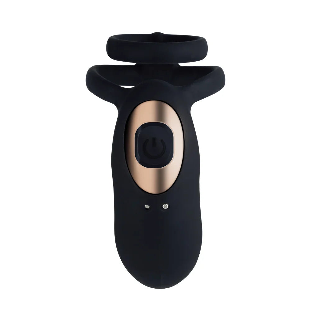 LOCKINK Black Mamba Prostate Massager With Cock Ring App Controlled-3