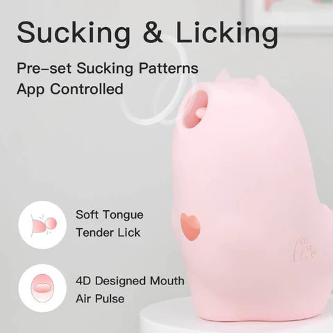 Monster Pub Magic Kiss Clit Suck-Licking Vibrator App-Controlled - Mr Devil