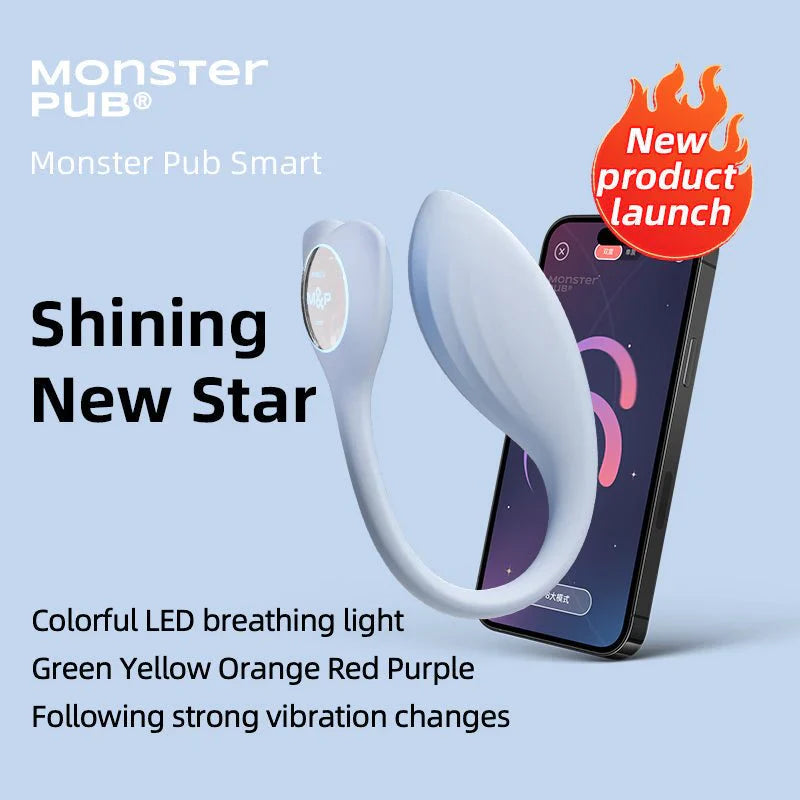 Monster Pub Smart Vibrating Egg App-Controlled - Doctor Whale-1