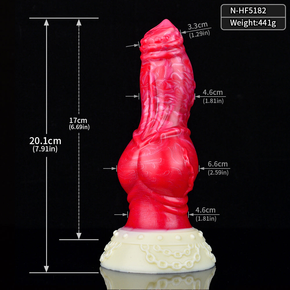 NNSX Berg Hellfire Dog Dildo-4