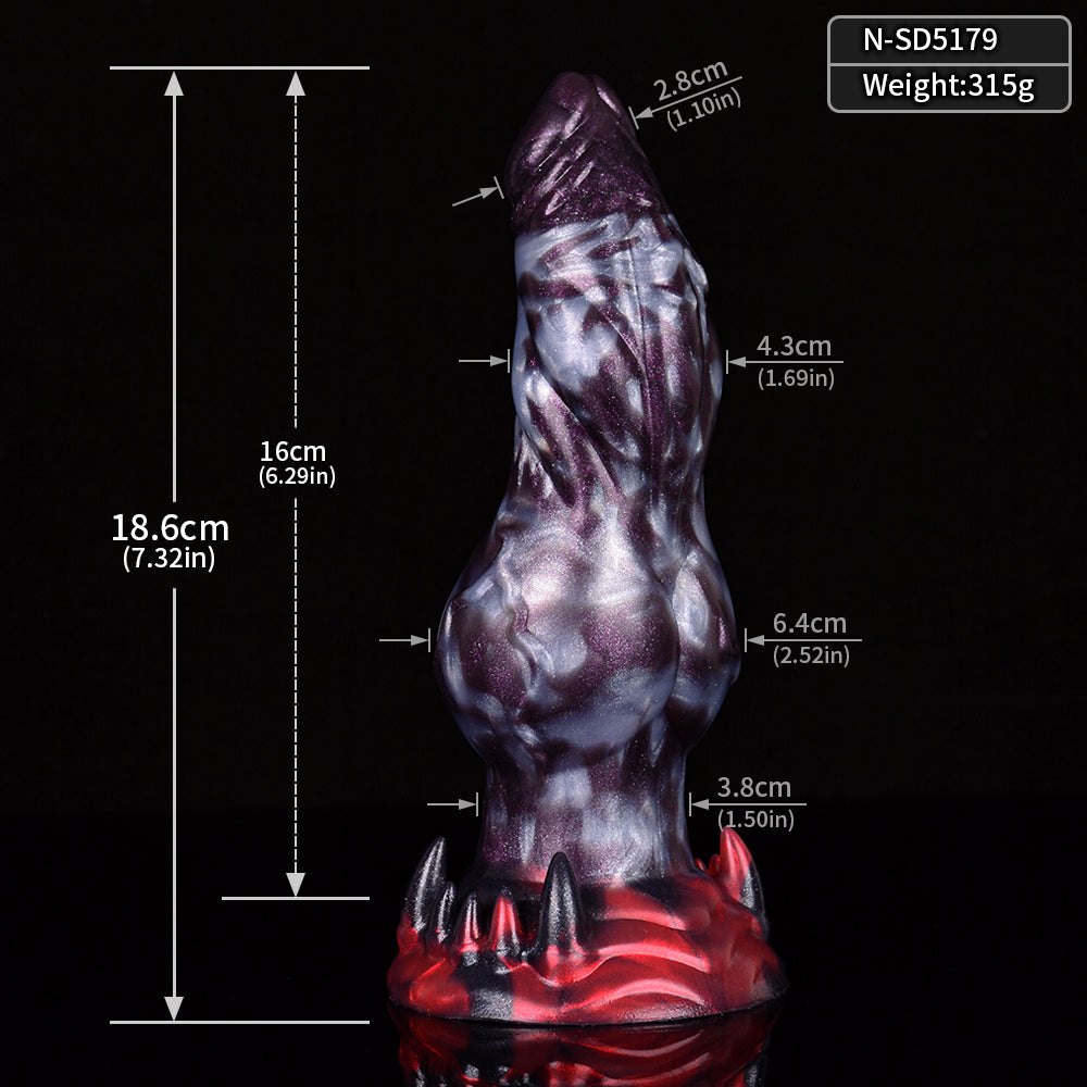 NNSX Christine Dragon Stripe Dog Dildo-4