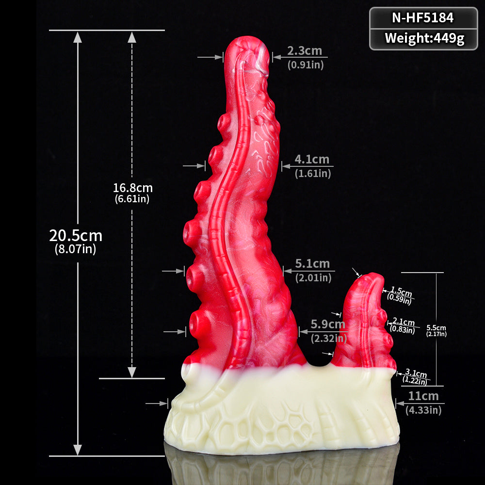 NNSX Eric Hellfire Octopus Tentacle Dildo-4