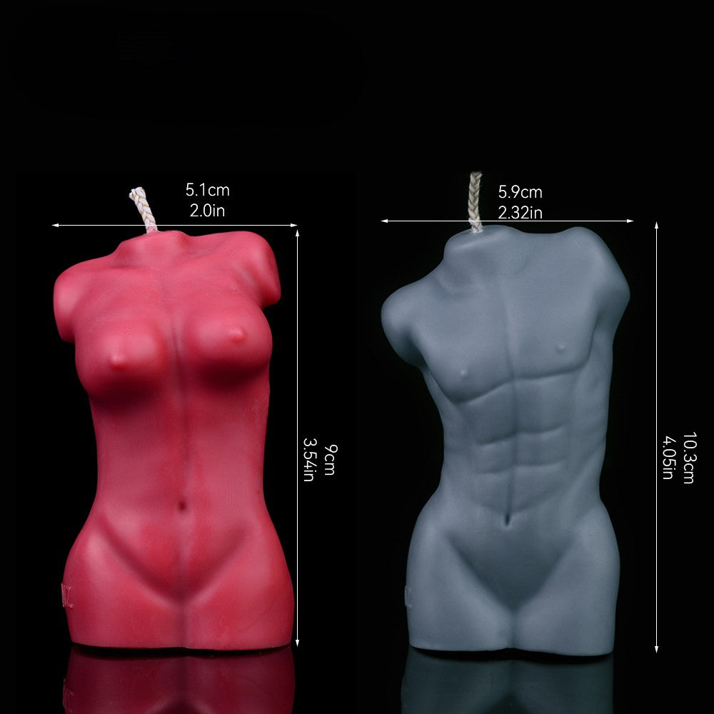 Naked Couple Statue Low Temperature Aromatherapy Candle Set-2