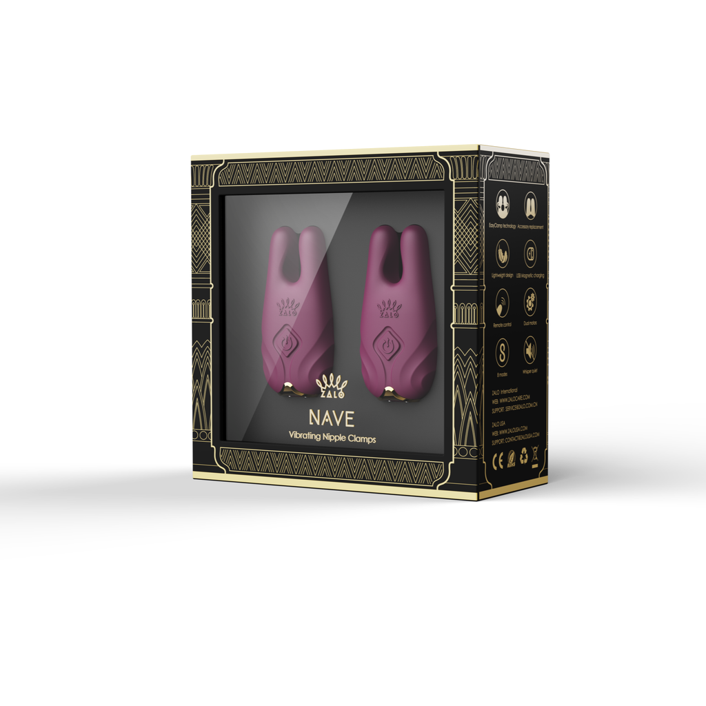 vibrating nipple clamps | V For Vibes