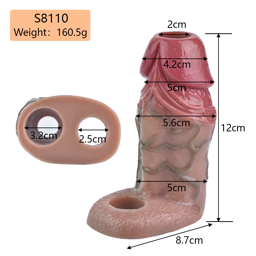 Nebuka II Realistic Cock Sleeve 4.7-Inch-4
