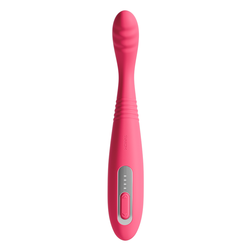 SVAKOM Cici 2 Flexible Ribbed Slim Thrusting G-Spot Vibrator-2