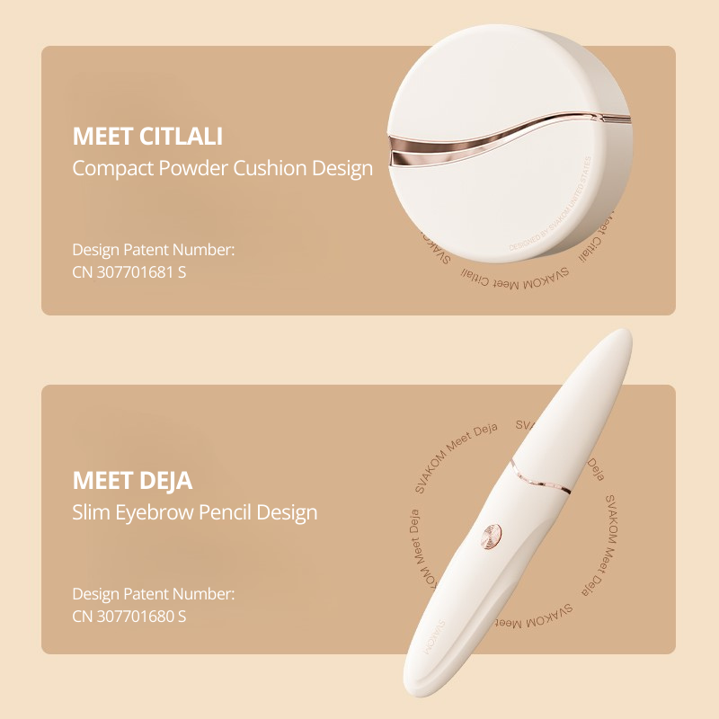 Powder Case Suction Vibrator & Eyebrow Pencil G-Spot Vibrator Set-2