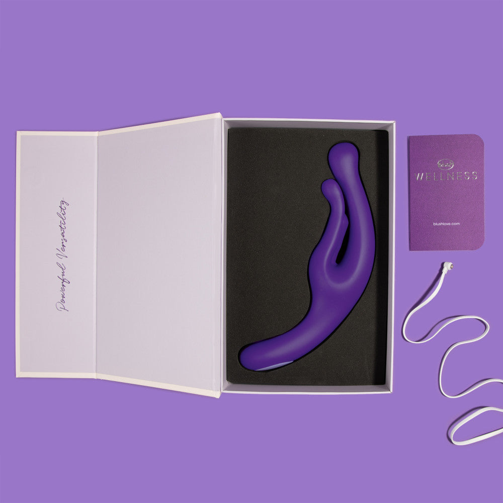 Blush G Wave Purple G-Spot & Clitoris UltraSilk Vibrator-2