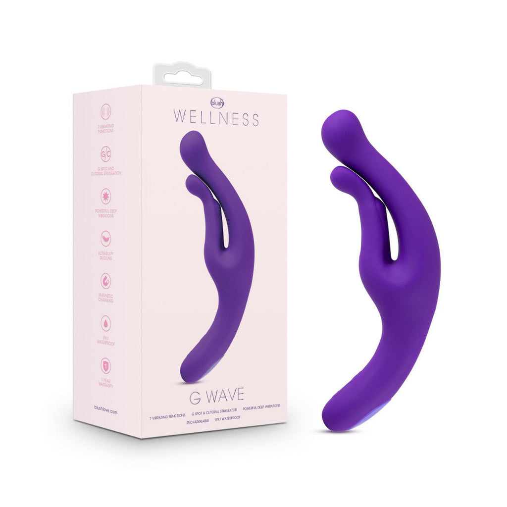 Blush G Wave Purple G-Spot & Clitoris UltraSilk Vibrator-0