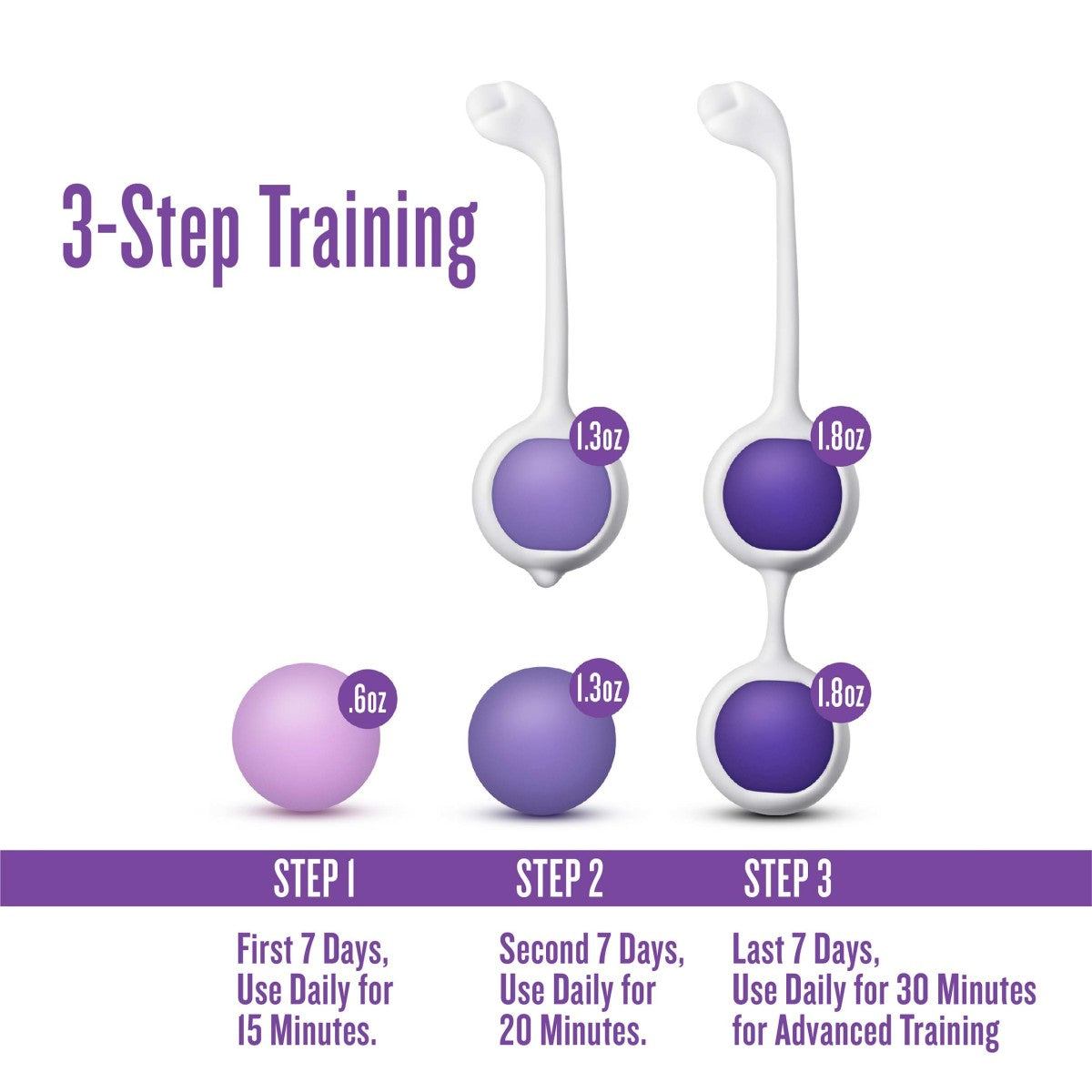 Blush Progressive UltraSilk Kegel Training Kit-3