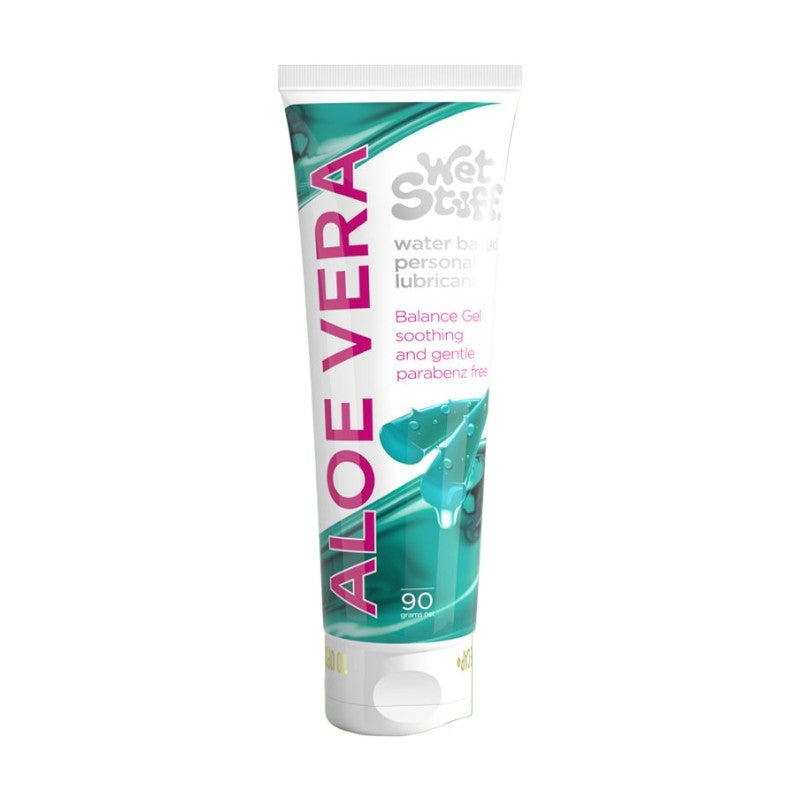 Wet Stuff Aloe Vera No-Rinse Water-Based Lubricant 90g-0