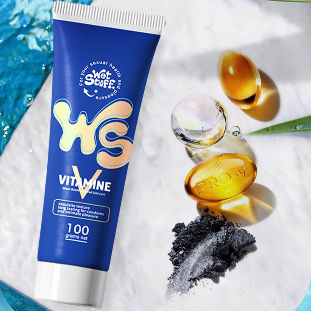 Wet Stuff Vitamin E No-Rinse Water-Based Lubricant 100g-1