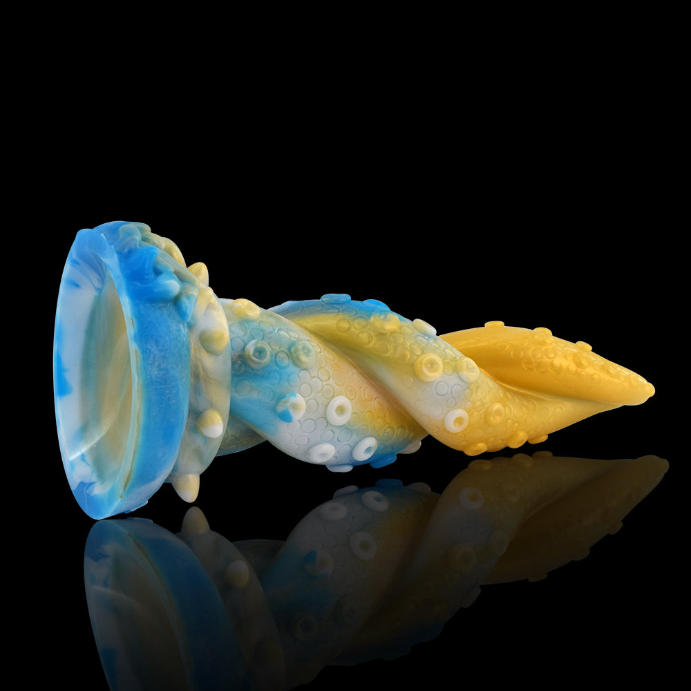 YOCY Ancient Mythical Yellow Dragon Tentacle Dildo-2