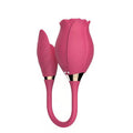 YW Clit Sucking & G-Spot Vibrating Rose Vibrator 10-Modes-0