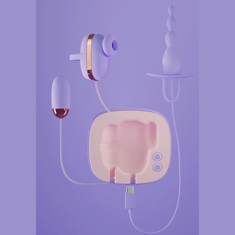 GALAKU Airpod Clit Suction & G-Spot Vibrator Kit-4