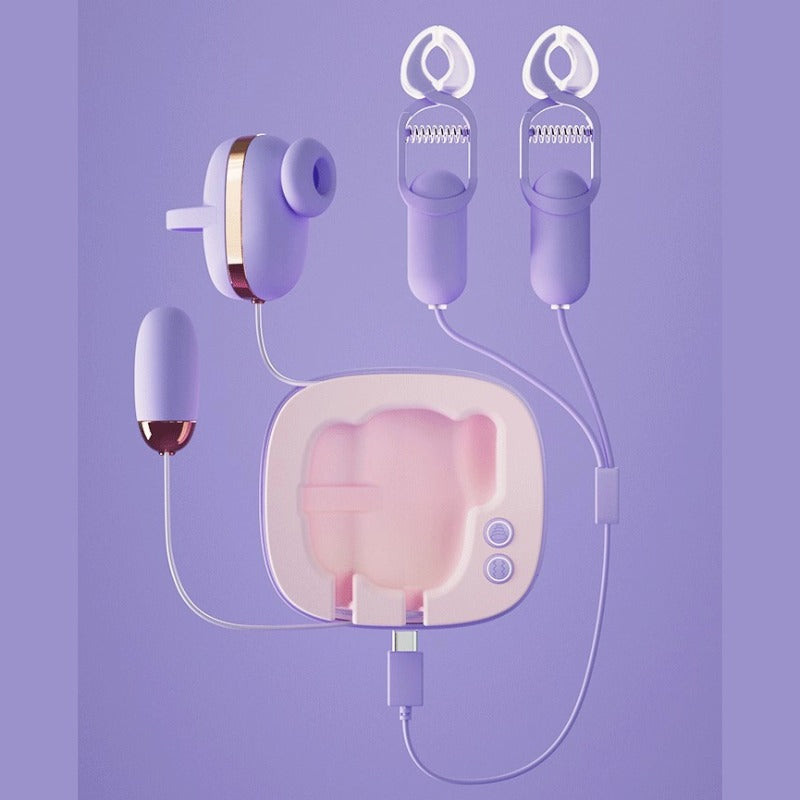 GALAKU Airpod Clit Suction & G-Spot Vibrator Kit-5