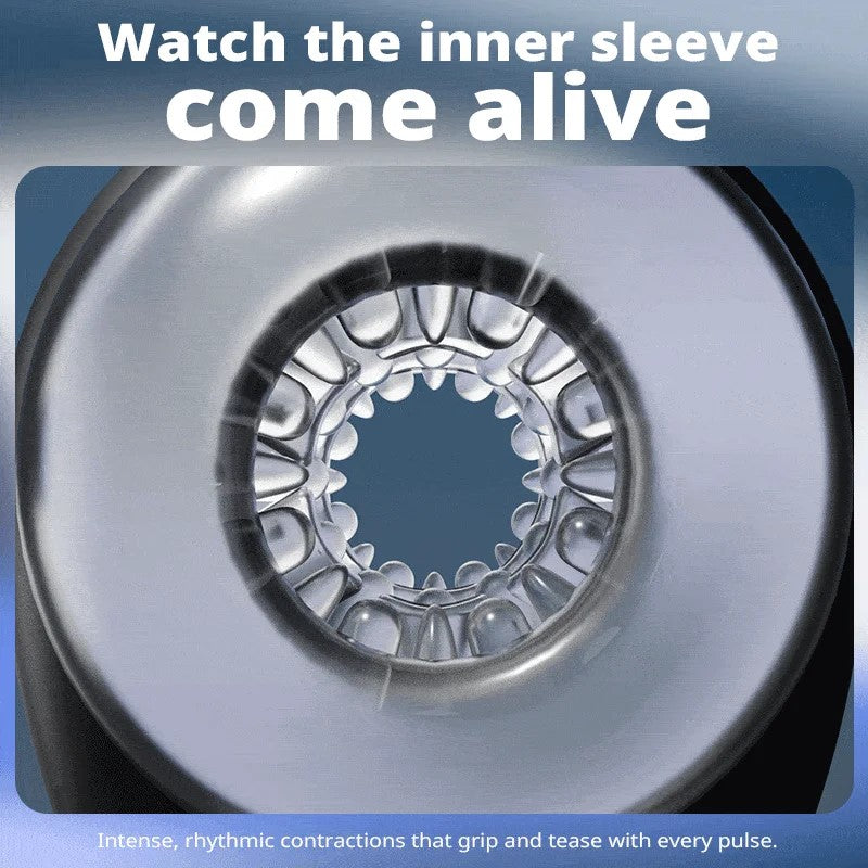 Hands-Free Wearable Belt Male Masturbator Remote Controlled-4