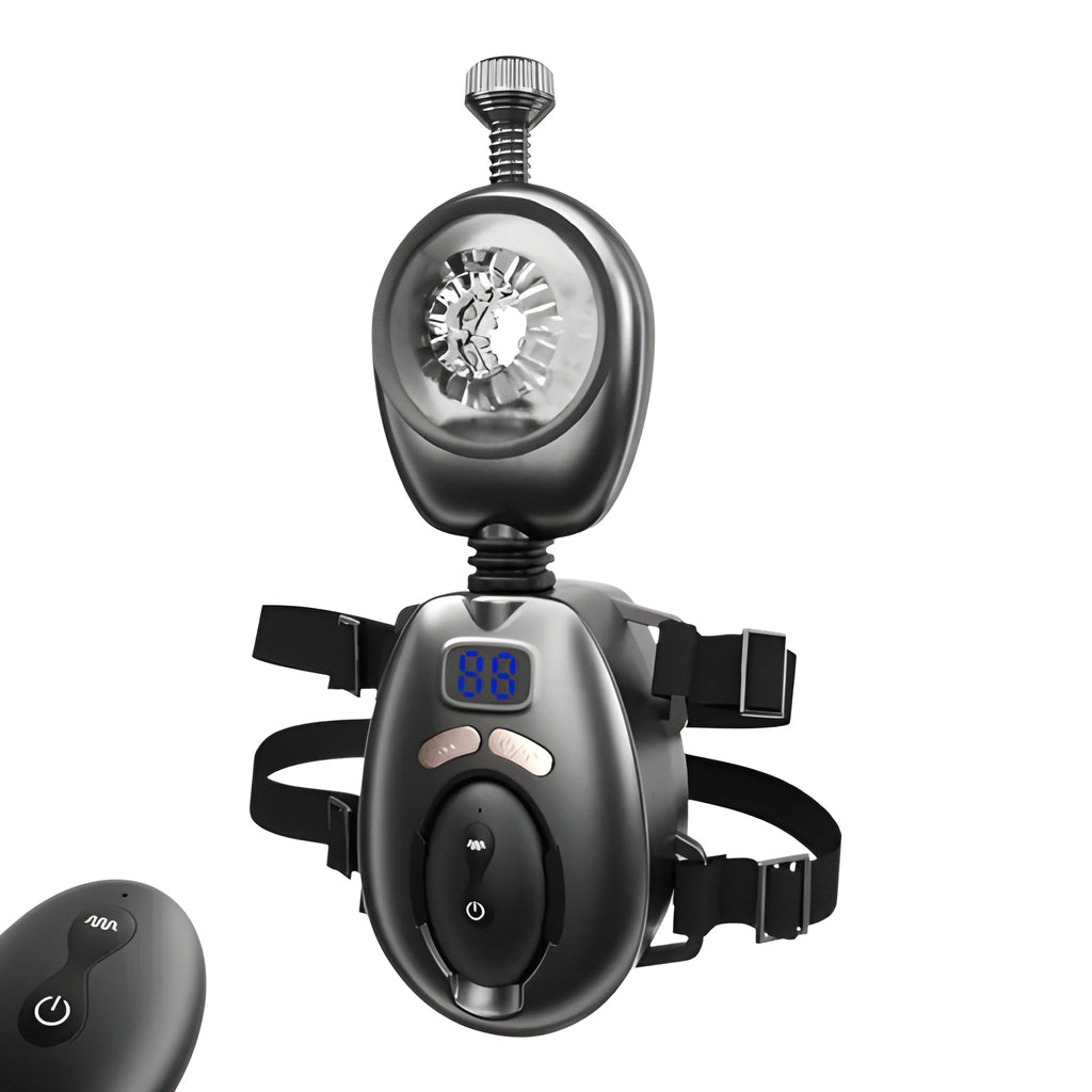 Hands-Free Wearable Belt Male Masturbator Remote Controlled-0
