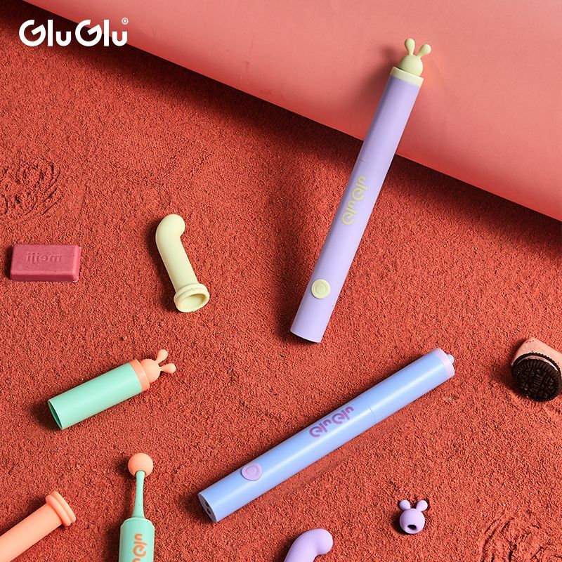 GluGlu Magic Bunny Clit & G-Spot Vibrator with 3 Replaceable Heads-4