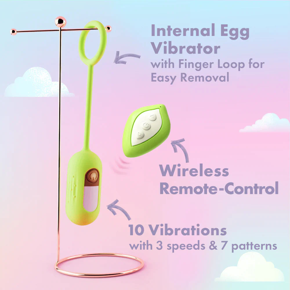 Blush Blooming Bliss Clit & G-Spot Egg Vibrator Set Remote Controlled-4
